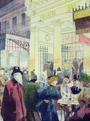 The Theatre des Varietes, Boulevard Montmartre